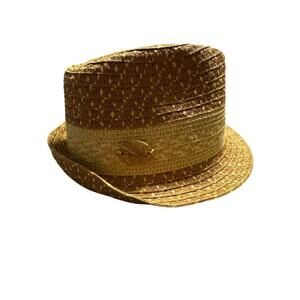 Panama Jack Fedora Straw Hat Men’s One Size Tan